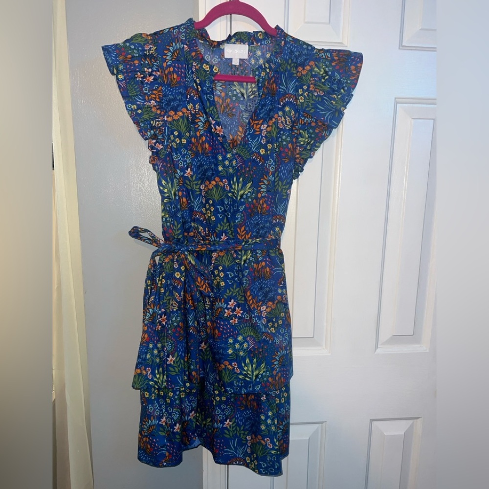 Sugarlips Blue Floral Dress